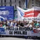 Marcha contra la reforma laboral: mapa de cortes, accesos y operativo de seguridad en Argentina